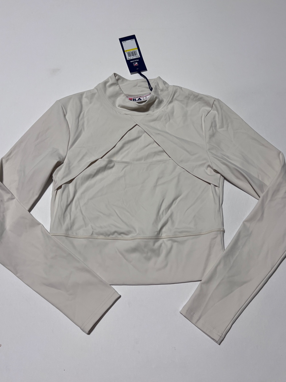 NWT Fila cut out long sleeve athletic top